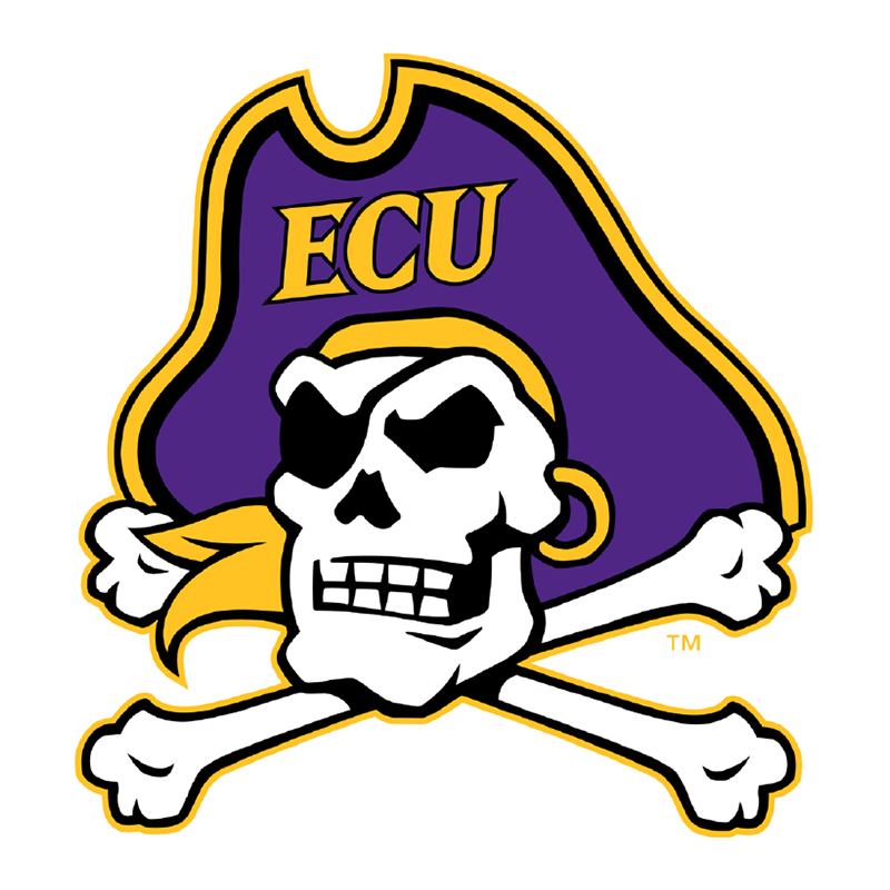 East Carolina Pirates iron ons